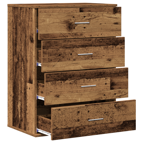 Sideboard Altholz mit Schubladen 60x39x80 cm