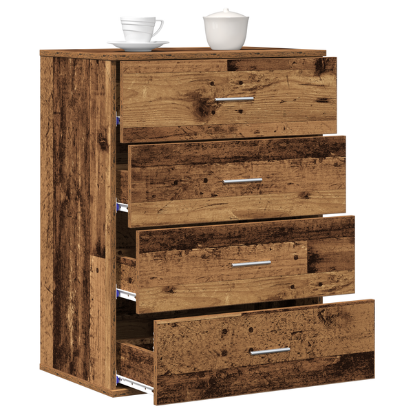 Sideboard Altholz mit Schubladen 60x39x80 cm