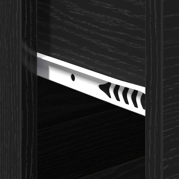 Sideboard Schwarz Eichenoptik 60 cm