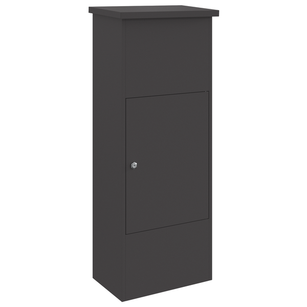 Paketbox mit Stauraum, Schwarz