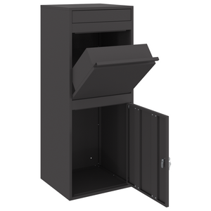 Paketbox mit Speicher Schwarz 41x38x103cm