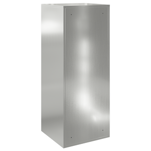 Paketbox Silber mit Tür 47,5x38x59cm