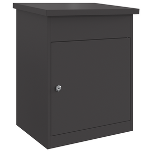 Paketbox mit Speicher, Schwarz, Stahl