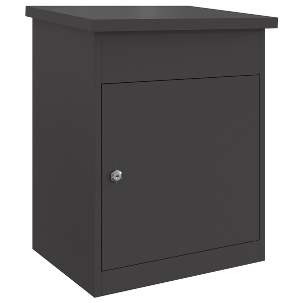 Paketbox mit Speicher, Schwarz, Stahl