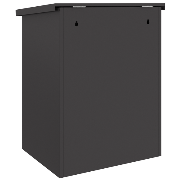 Paketbox mit Speicher, Schwarz, Stahl