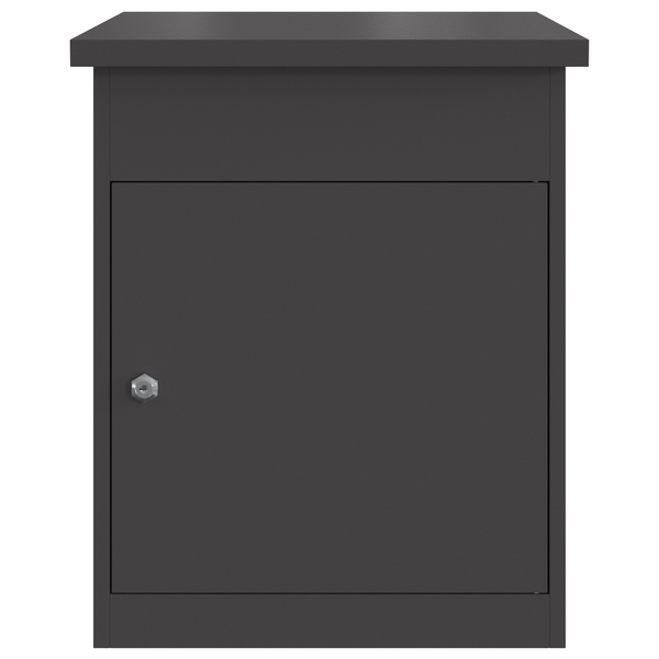 Paketbox mit Speicher, Schwarz, Stahl