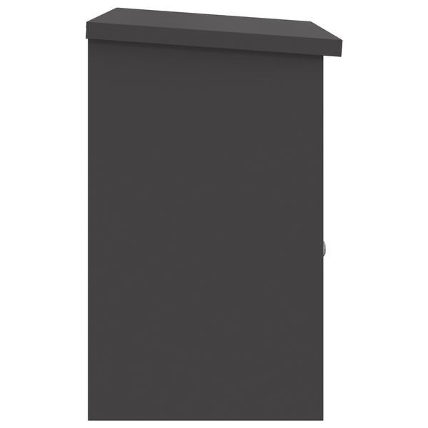 Paketbox mit Speicher, Schwarz, Stahl
