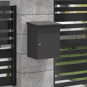 Paketbox mit Speicher, Schwarz, Stahl