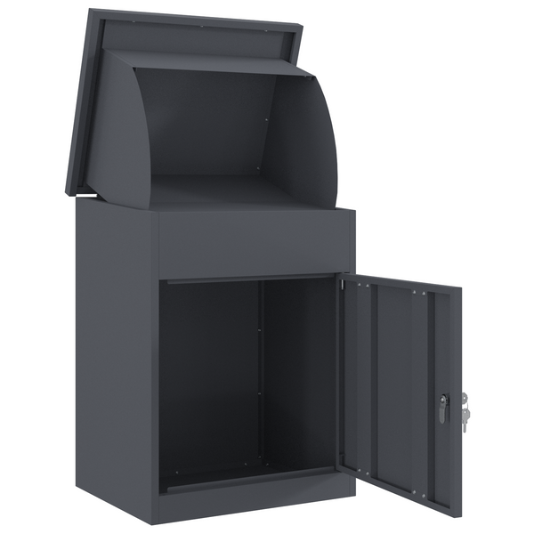 Paketbox mit Speicher Anthrazit Stahl