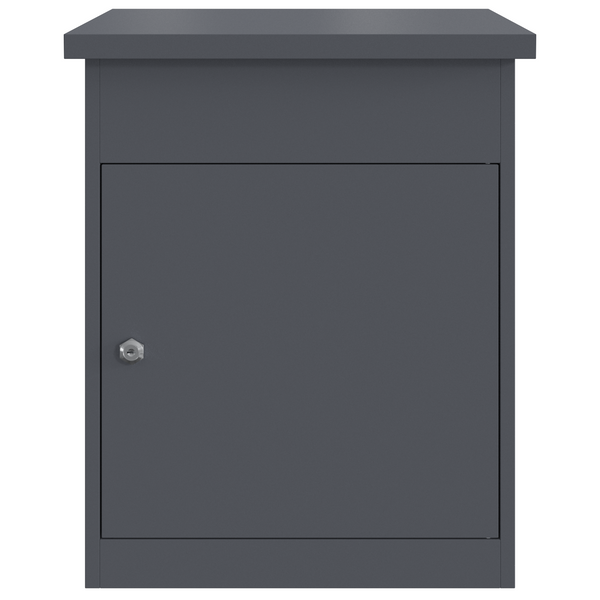 Paketbox mit Speicher Anthrazit Stahl
