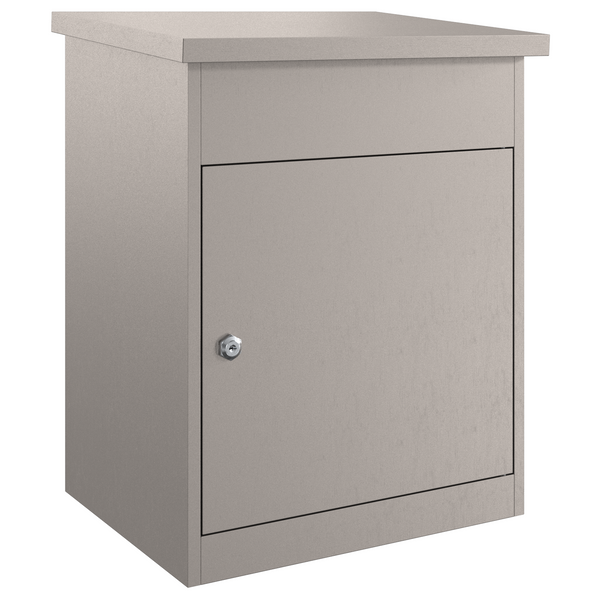 Paketbox mit Tür Rostoptik