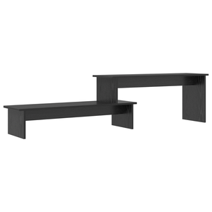TV-Schrank Set Schwarz Eichen-Optik 180cm