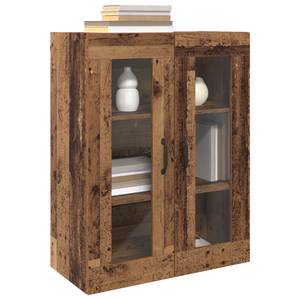 Wandmontierter Hängeschrank Altholz 69,5x34x90cm