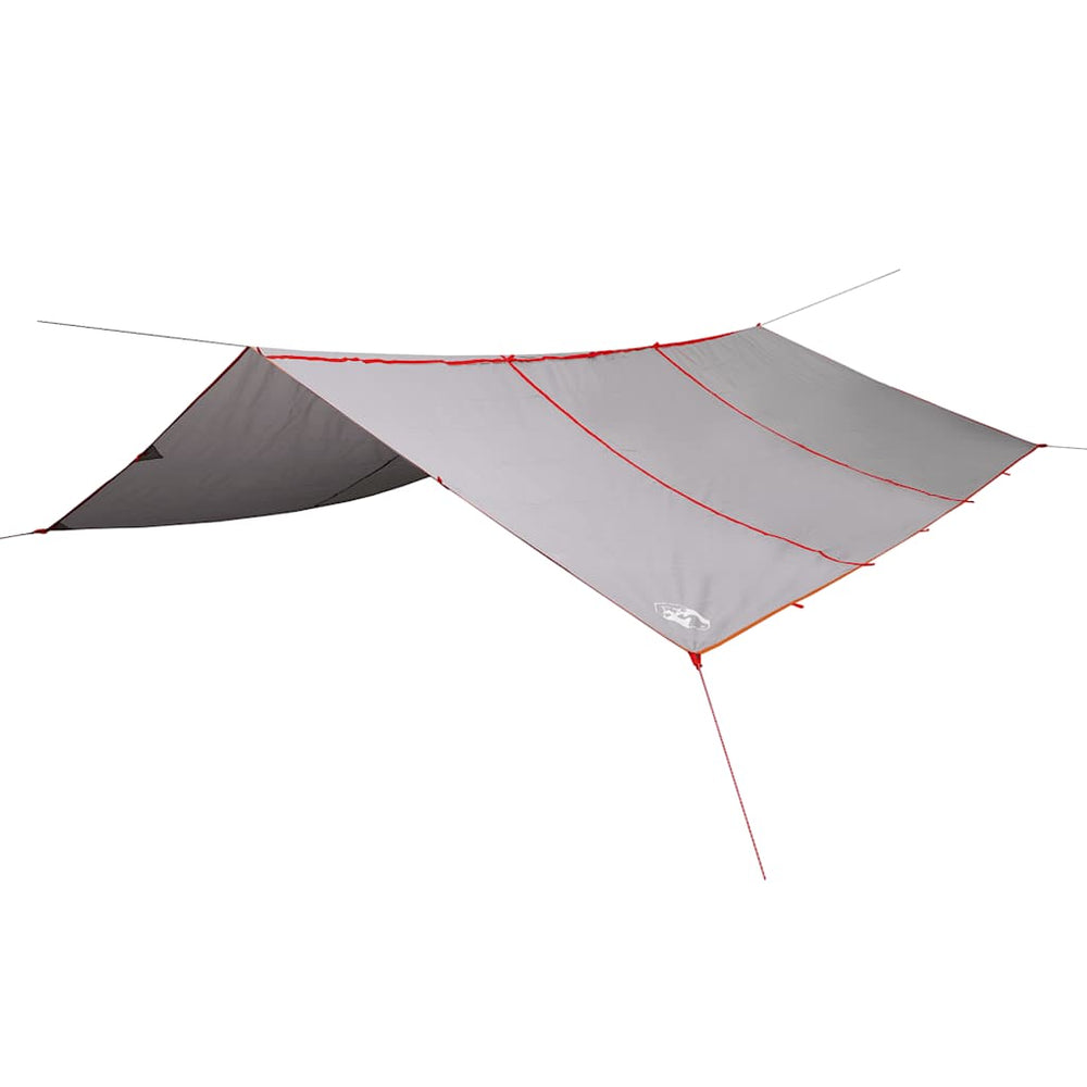 Wasserdichte Campingplane 420x440cm Grau & Orange - Nordbrist