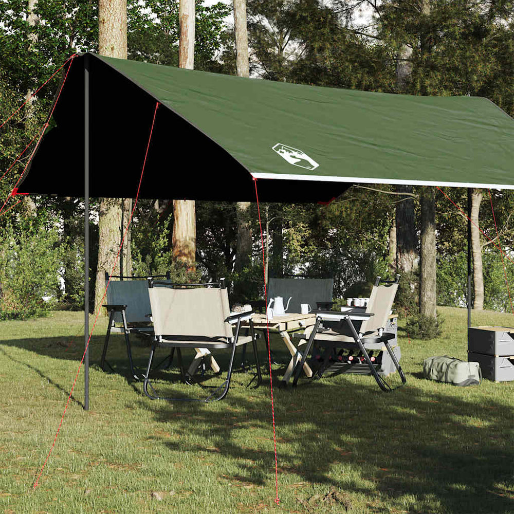 Wasserdichte Campingplane 460x305x210cm Grün - Nordbrist